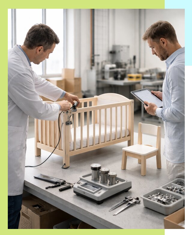 Сертификация детской мебели и проверка безопасности в Рославле