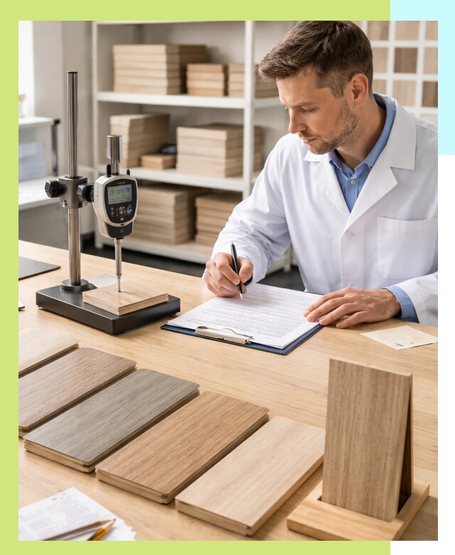 Сертификация ламината с испытаниями и оформлением документов в Рославле