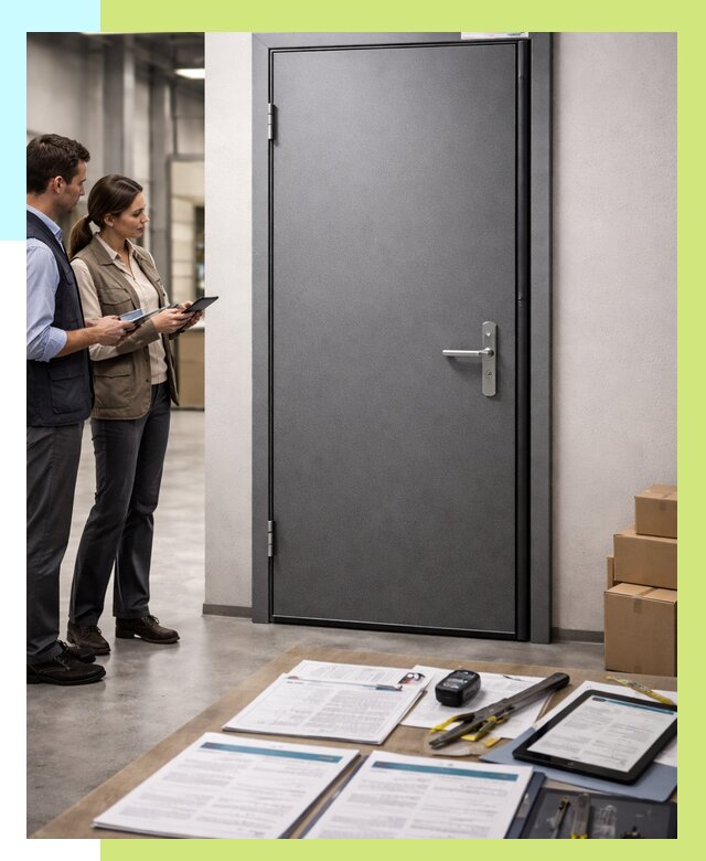 Сертификация противопожарных дверей в Рославле от 9248 р. | Алешин-Рлв