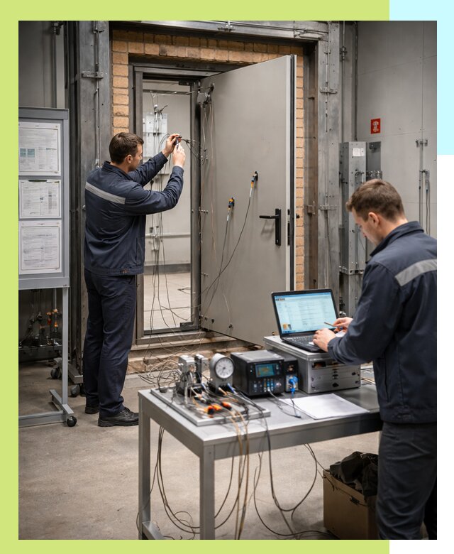 Сертификация противопожарных дверей в Рославле по ГОСТ и ТР