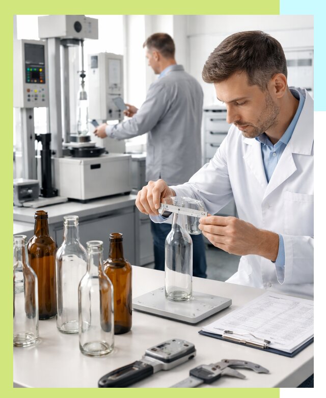 Сертификация стеклянных бутылок и сопутствующей упаковки в Рославле