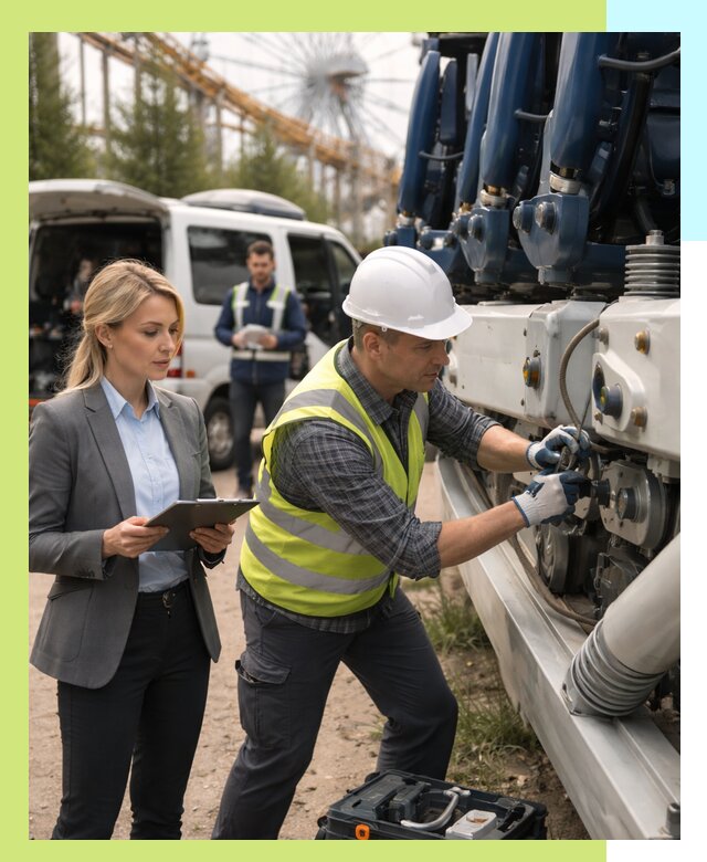 Сертификация аттракционов и проверка безопасности в Рославле