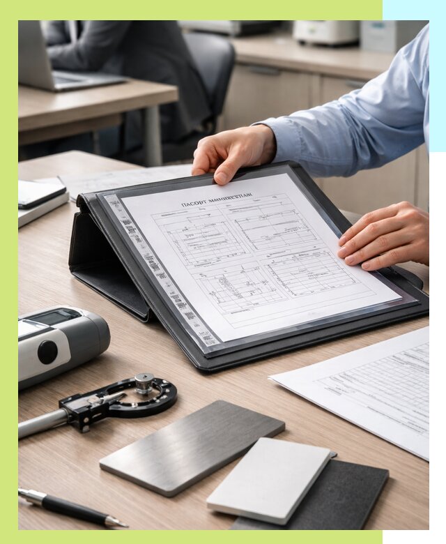 Оформление паспорта материала для продукции в Рославле