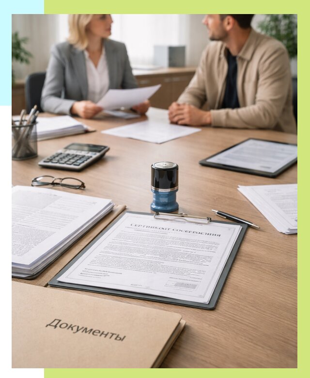 Сертификат соответствия на продукцию в Рославле от 15414 р.|Алешин-Рлв