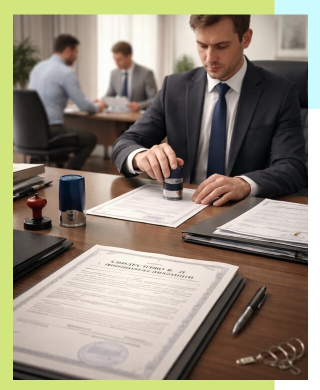 Оформление свидетельства о государственной регистрации в Рославле