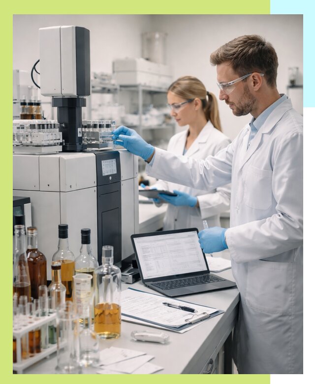 Выдача заключения о спиртосодержании продукции в Рославле