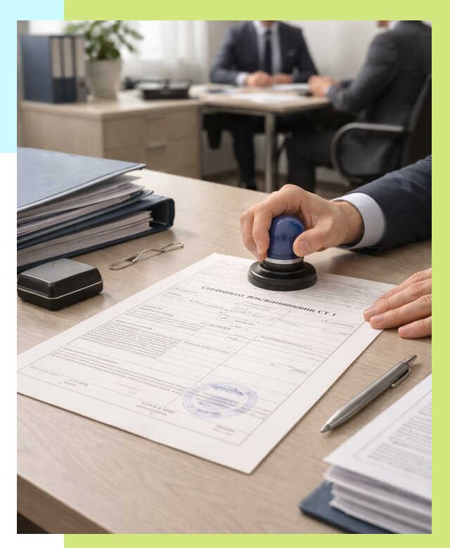 Сертификат происхождения СТ 1 в Рославле от 4624 р. | Алешин-Рлв