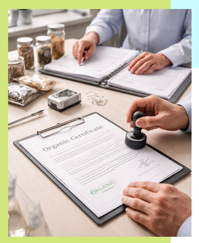 Получение органик сертификата для продукции в Рославле