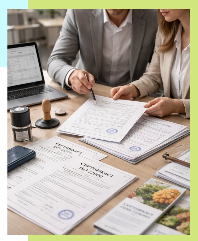 Сертификат ISO 22000 в Рославле от 41104 р. под ключ | Алешин-Рлв