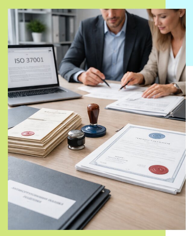 Получение сертификата ISO 37001 по системе борьбы с коррупцией в Рославле